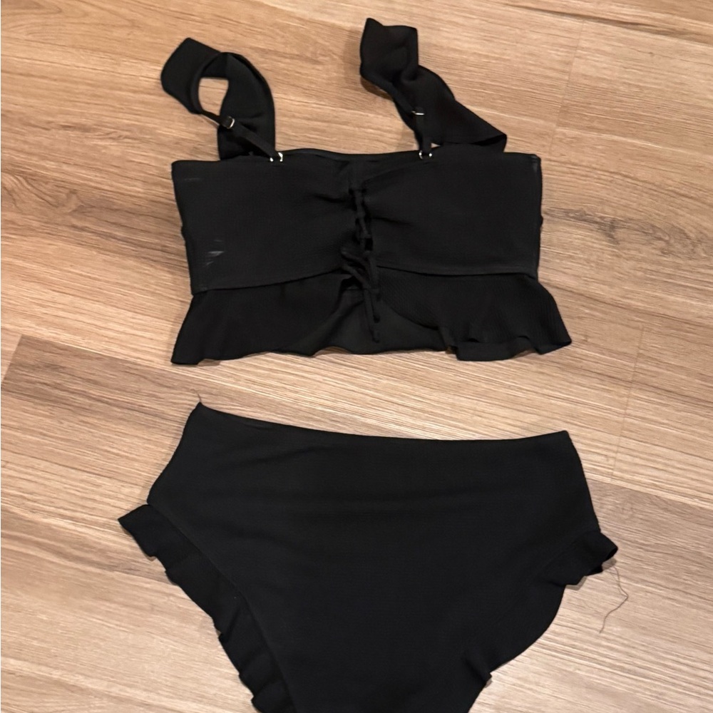 Ruffle Bikini Adjustable Straps